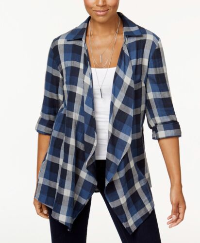 Women's Cotton Plaid Completer Top