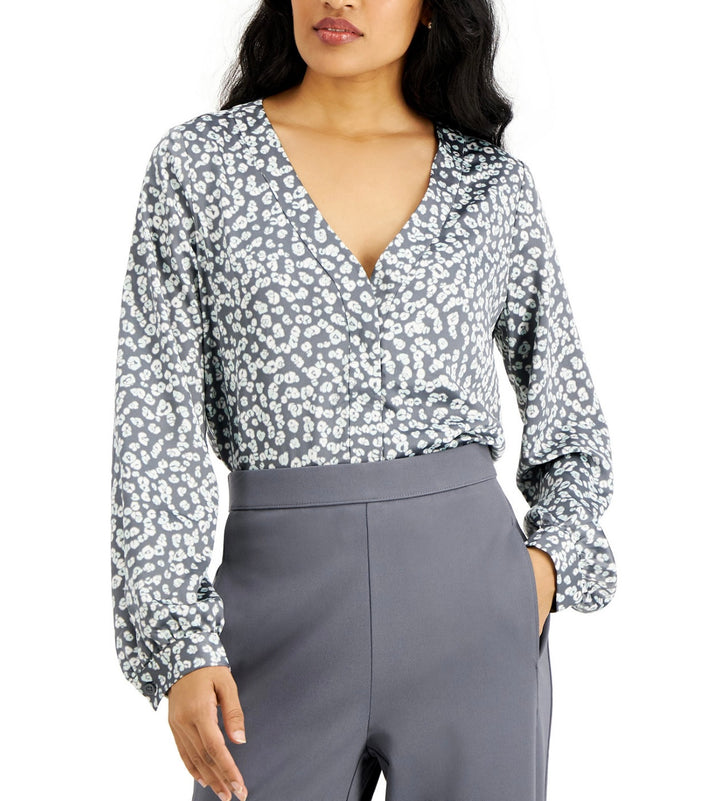 Women's V-Neck Top Long Sleeve