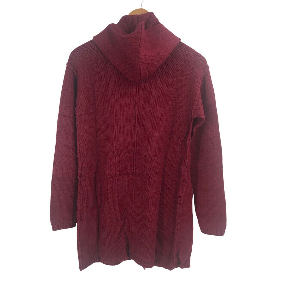 Women's Cardigan Long Sleeve Cap Pockets Top