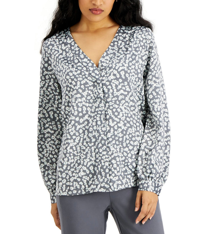 Women's V-Neck Top Long Sleeve