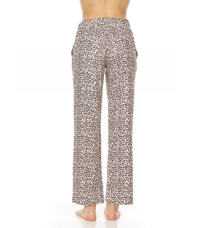 Flora Nikrooz Women's Kayla Printed Item Pajama Pant Beige Size S