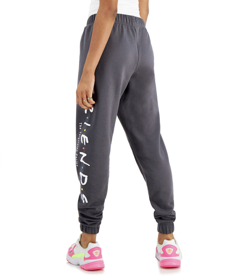 Love Tribe Juniors' Friends Fleece Joggers Iron Gate