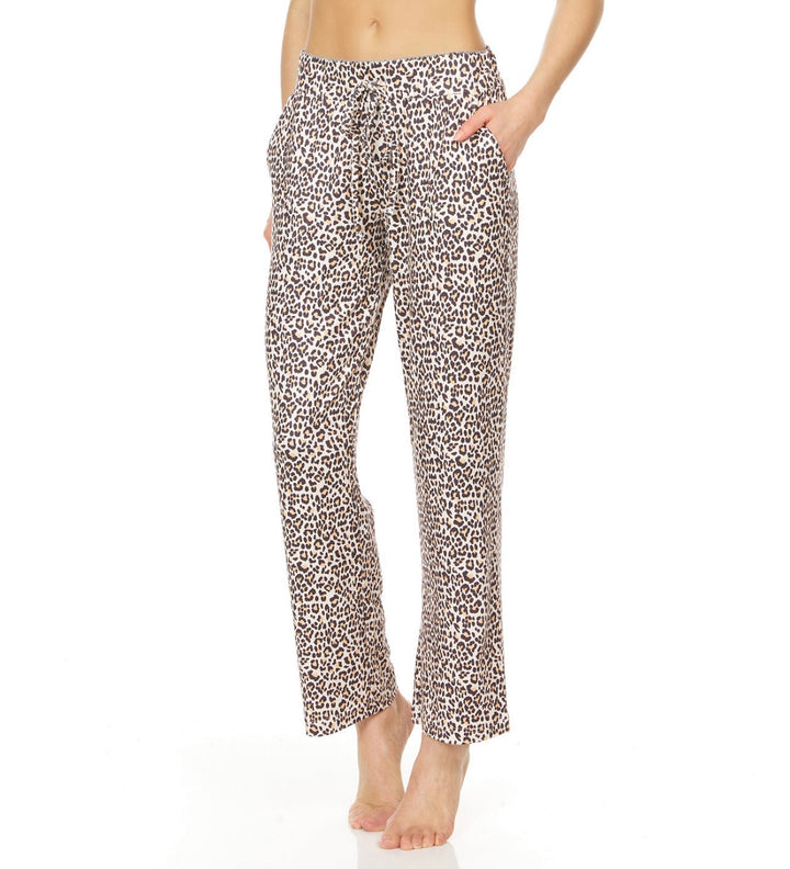 Flora Nikrooz Women's Kayla Printed Item Pajama Pant Beige Size S