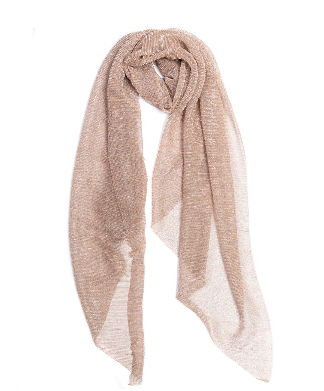 Inc International Concepts Women's Pleated Metallic Wrap Scarf