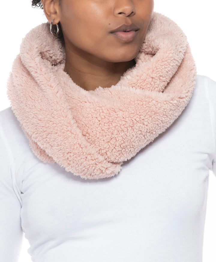 Jenni Women's Twisted Sherpa Scarf Cowl