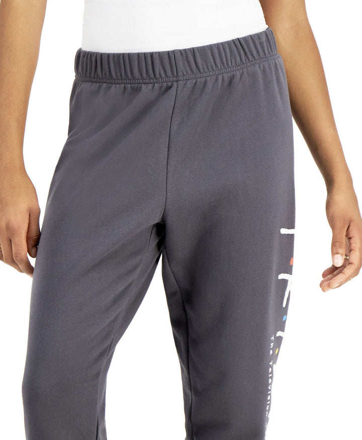 Love Tribe Juniors' Friends Fleece Joggers Iron Gate