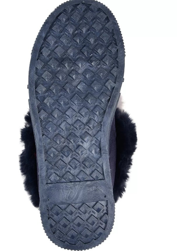 Journee Collection Women's Sunset Slippers Navy Size 7.5