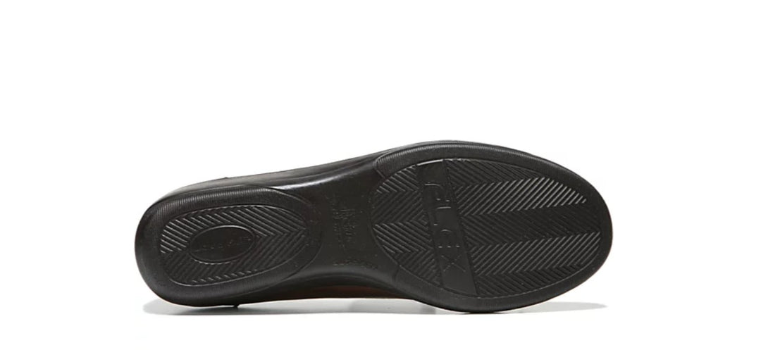LifeStride Women's I-Loyal Low Wedge Ballerina Flats Shoes Dark Tan Size 10