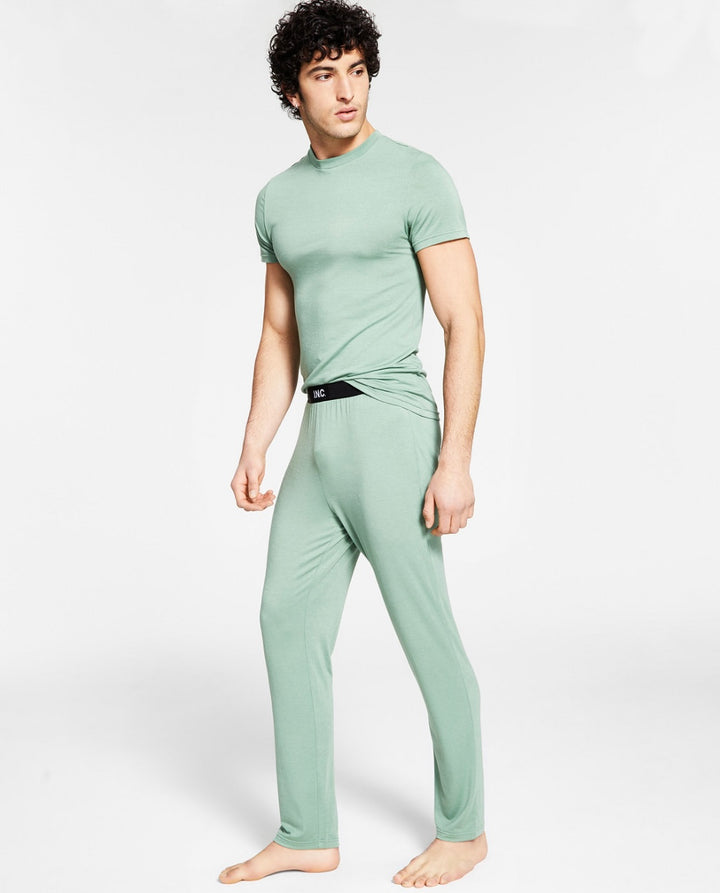 INC International Concepts Men's Pajama Pants Hedge Green Size XL