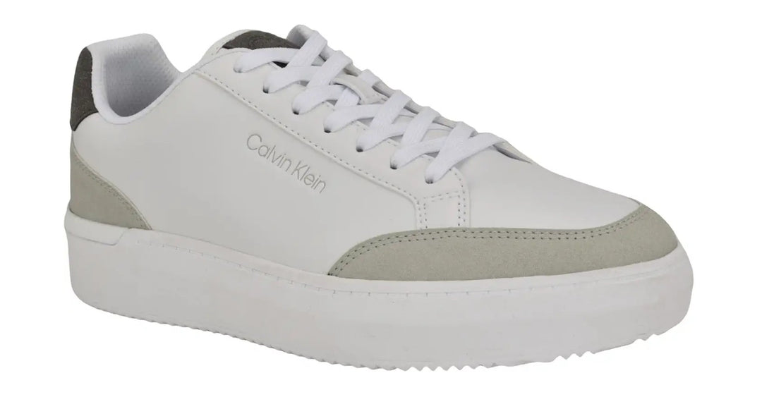 Calvin Klein Men's Blaven Sneakers Shoes Light Grey Size 11.5