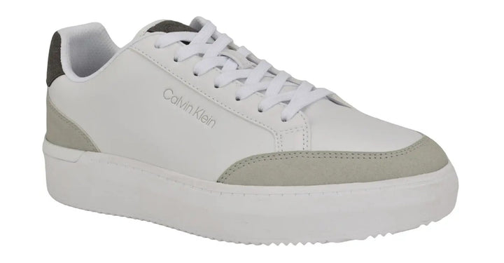 Calvin Klein Men's Blaven Sneakers Shoes Light Grey Size 11.5