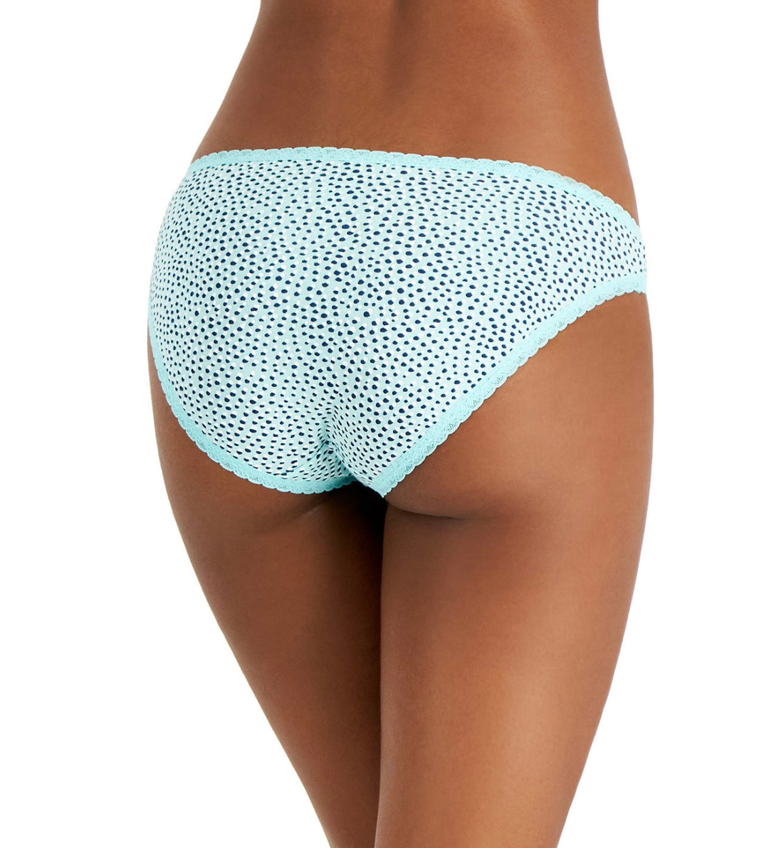 Jenni Women’s Lace Trim Bikini Underwear Aqua Gloss Size XXXL