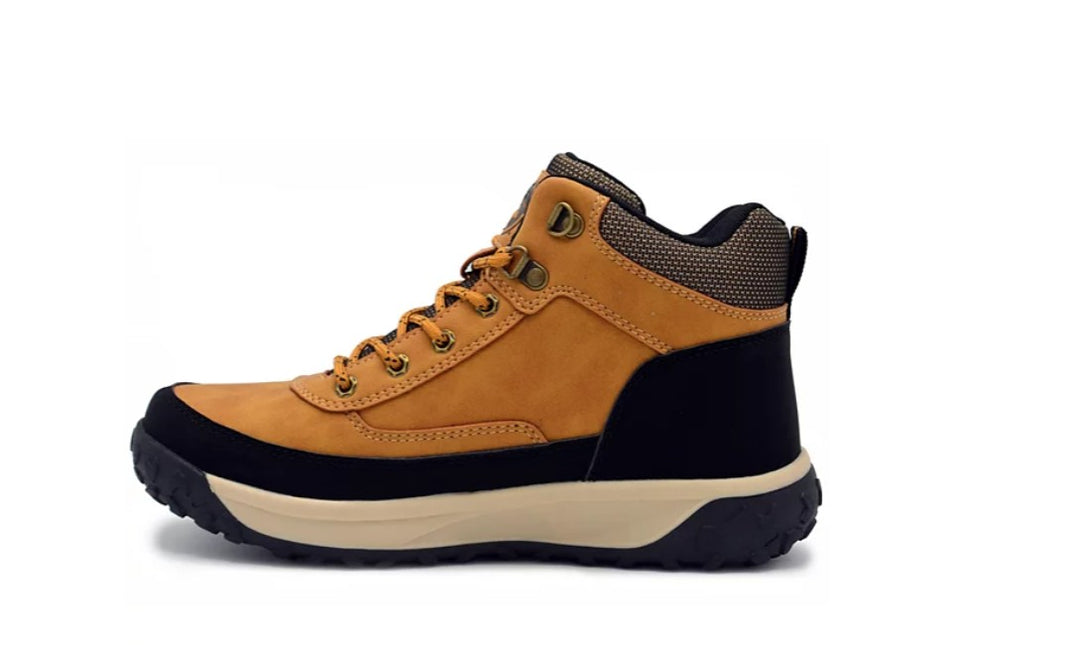 Polar Range Men's Cushioned Comfort Lace-up Closure Lundar Boot Olive-Wheat