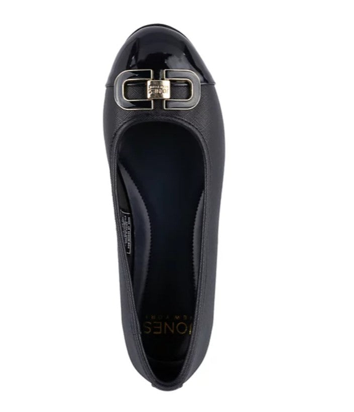 Jones New York Women's Ambalee Ornamented Ballet Flats Black Size 5M