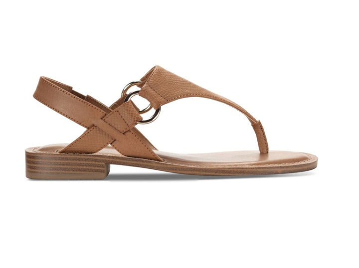 Style & Co. Women's Flexible Thong Goring Blairee Slip On Sandal Brown Size 7.5