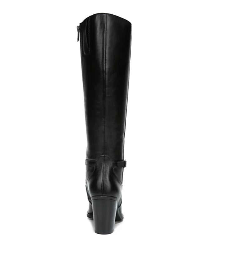 Naturalizer Women's Kalina Wide Calf Knee High Boots Black Leather Size 7
