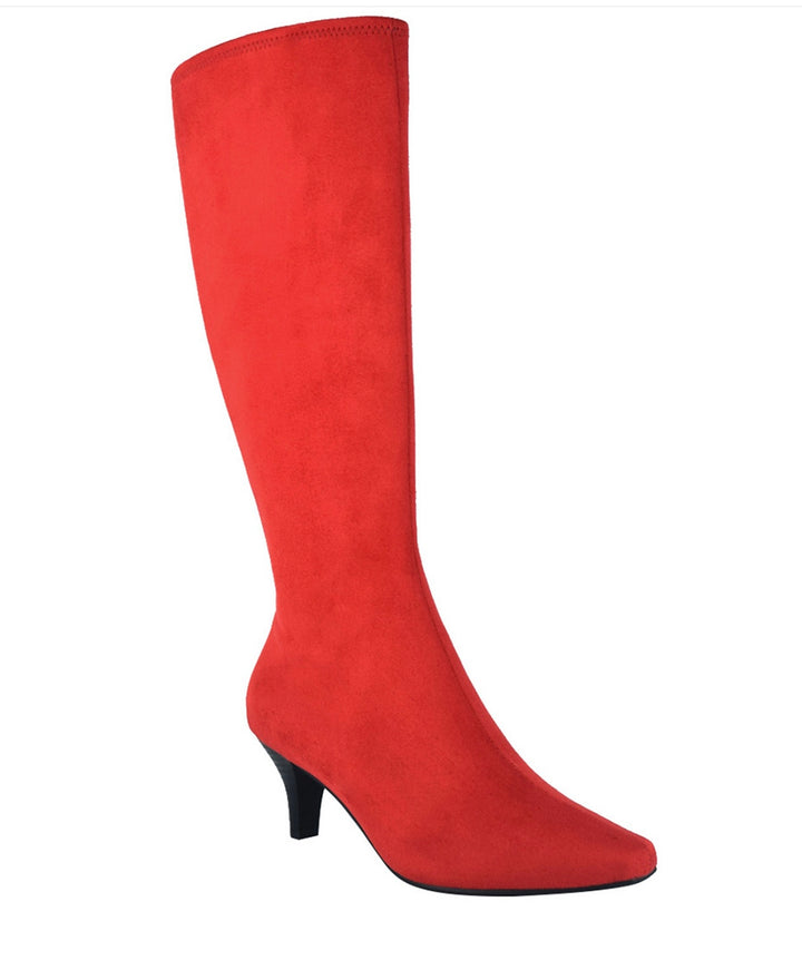 Impo Women's Namora Knee High Dress Boots Red Size 9 M