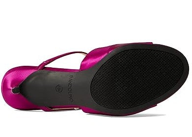Bandolino Women's Mizelle Open Toe Slip-On Dress Sandals Jewel Fuchsia Size 7M