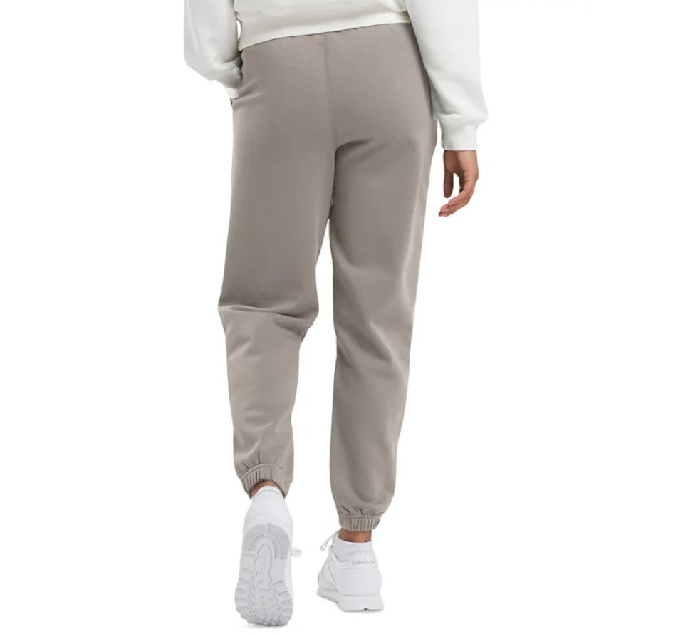 Reebok Women's Fleece Jogger Sweatpants Moonstone Size L