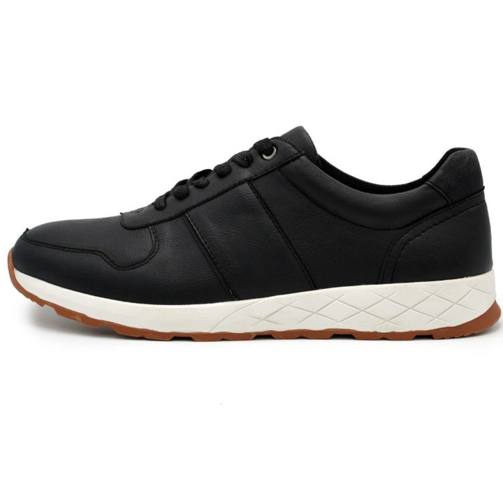 Aston Marc Men’s Hart Casual Court Sneaker Shoes Black Size 9.5
