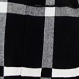 Kasper Women's Windowpane-Print Open-Front Cardigan Black-White Plus Size 2X