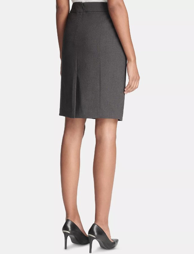 Calvin Klein Women's Pencil Skirt Regular Charcoal Size 12