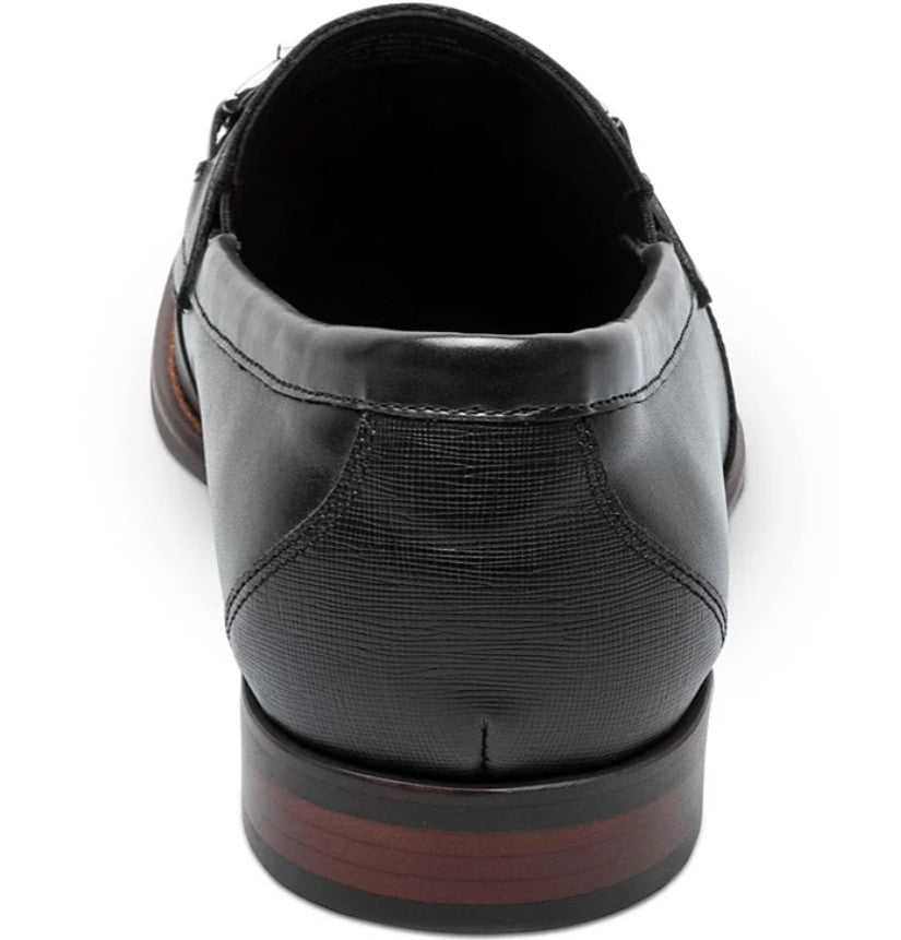 Stacy Adams Men's Kaylor Bit Dress Loafer Shoes Black Size 10 M