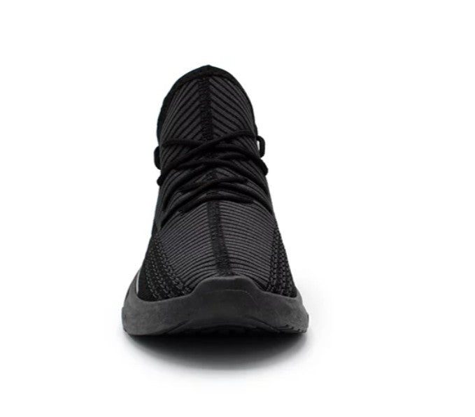 Akademiks Men's Fit 2.0 Knit Jogger Sneakers Black Gray Size 12