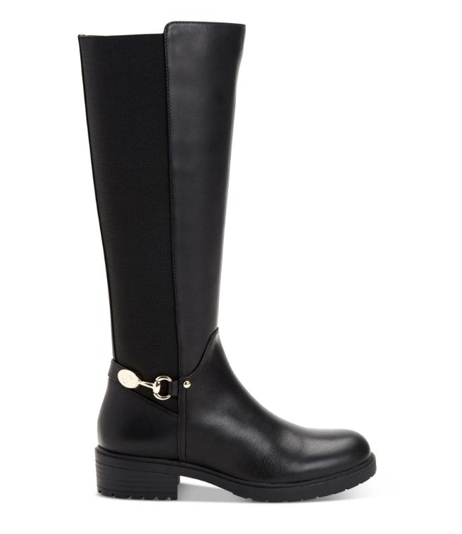 Giani Bernini Women's Barnibee Memory Foam Knee High Riding Boots Black