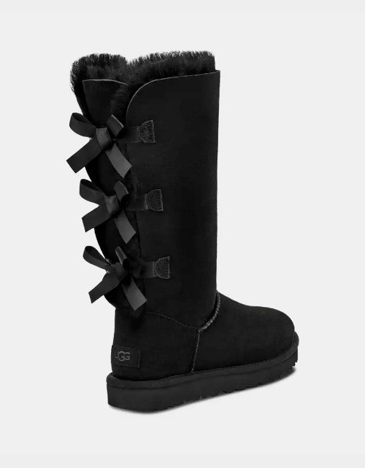 UGG Women's Bailey Bow Tall II Boots Black Size 9