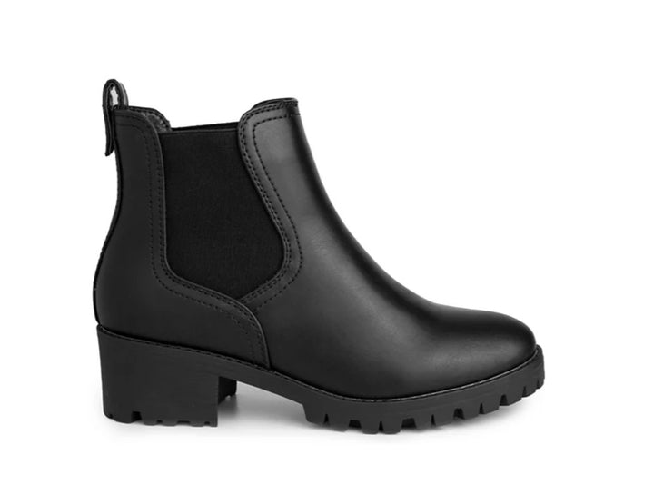 Sugar Women's Kelce Ankle Boots Black Smooth Gore Size 7