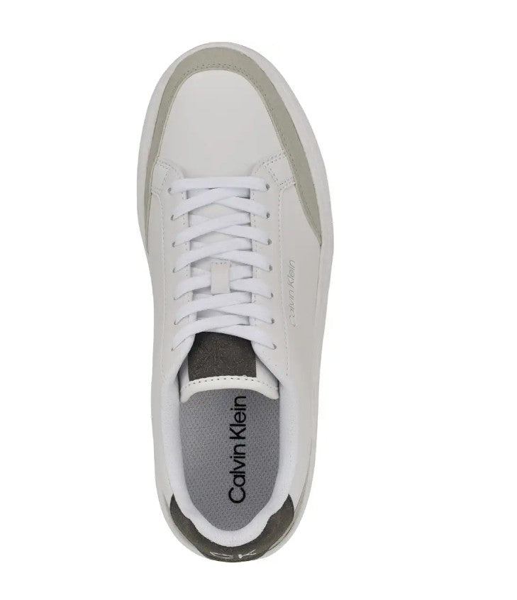 Calvin Klein Men's Blaven Sneakers Shoes Light Grey Size 11.5
