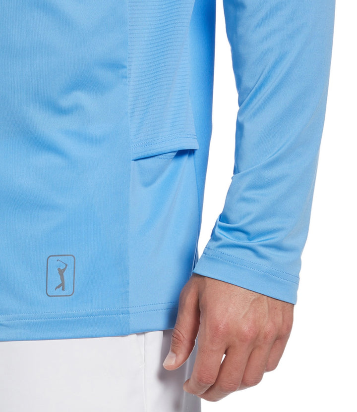 Pga Tour Men's Mixed-Media Sun-Protection Golf Shirt All Aboard Size XXL