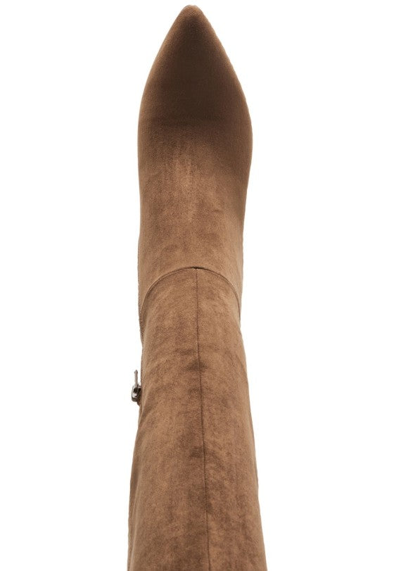 Madden Girl Women's Sizzlee Wide-Calf Over-The-Knee High-Heel Dress Boots