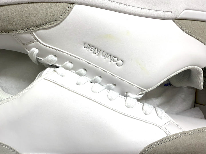 Calvin Klein Men's Blaven Sneakers Shoes Light Grey Size 11.5