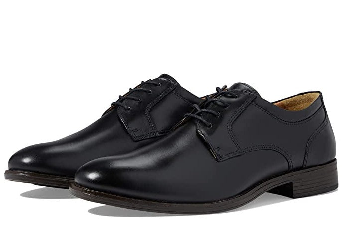 Johnston & Murphy Men's Lewis Plain Toe Dress Shoe Black Size 8 M