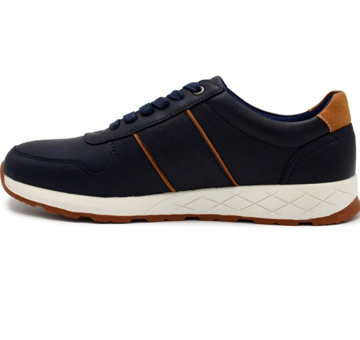 Aston Marc Men’s Hart Casual Court Sneaker Shoes Navy Size 11