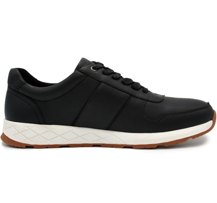 Aston Marc Men’s Hart Casual Court Sneaker Shoes Black Size 9.5