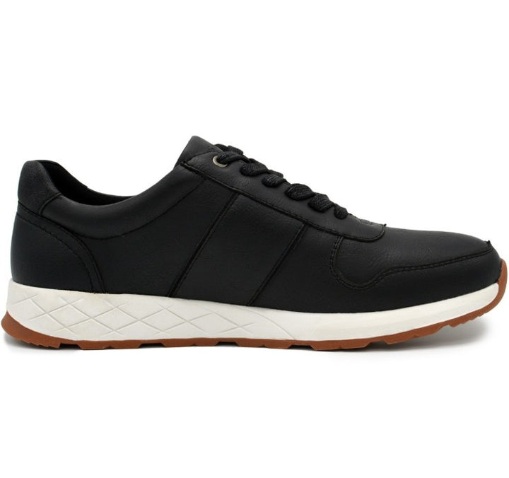 Aston Marc Men’s Hart Casual Court Sneaker Shoes Black Size 9.5