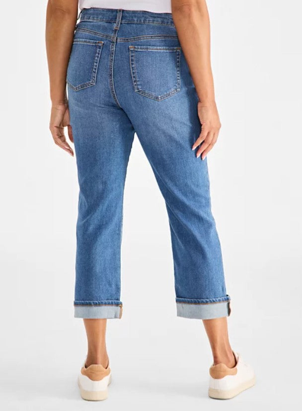 Style & Co. Women's Mid-Rise Capri Jeans The End Petite Size 10P