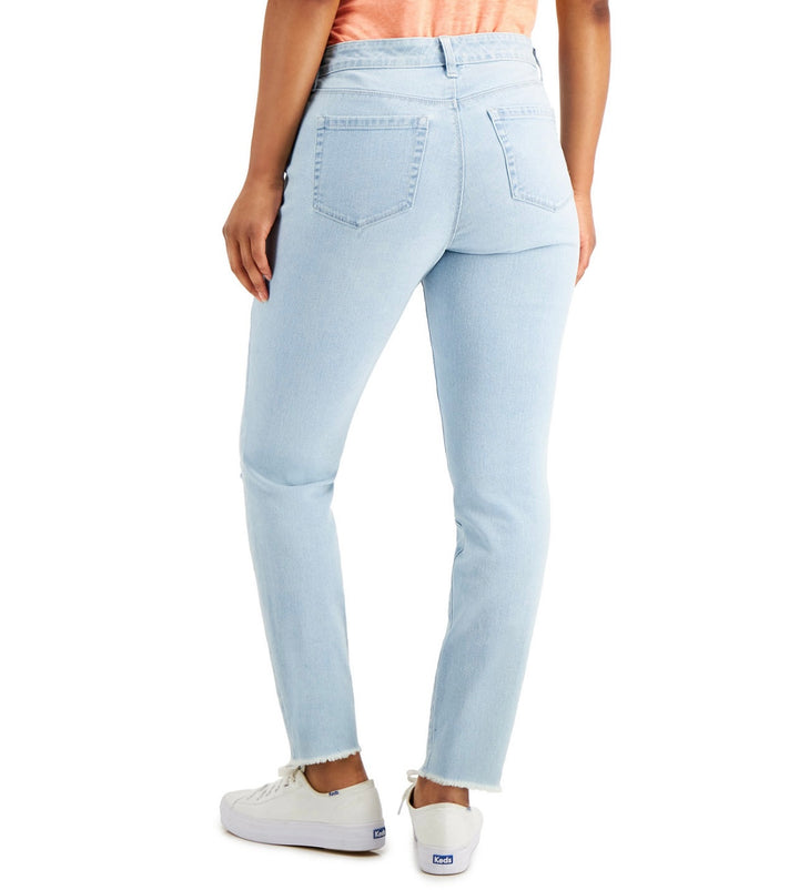 Style & Co. Women's Petite Curvy-Fit Skinny Jeans Coast Wash