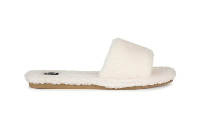Journee Collection Women's Sunlight Slide Slipper Ivory Size 8