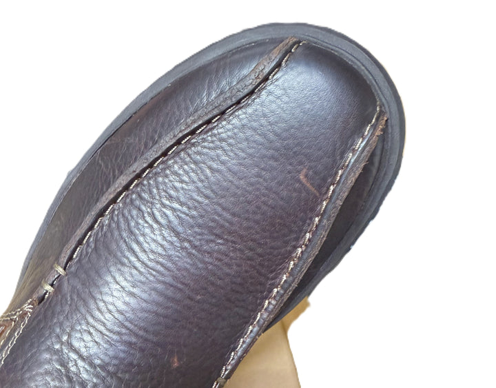 Clarks Men's Bradley Step Slip-On Shoes Brown Tumbled Leather Size 8 M