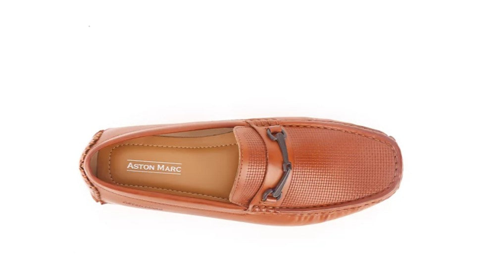 Aston Marc Men's Bit Slip-On Driving Shoes Tan Size 10 M