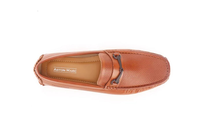 Aston Marc Men's Bit Slip-On Driving Shoes Tan Size 10 M