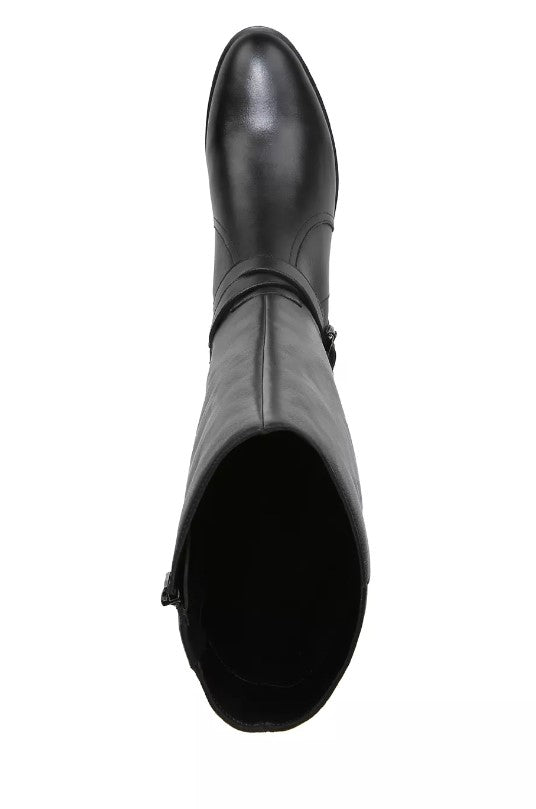 Naturalizer Women's Rena Wide Calf Riding Boots Black Size 10 M