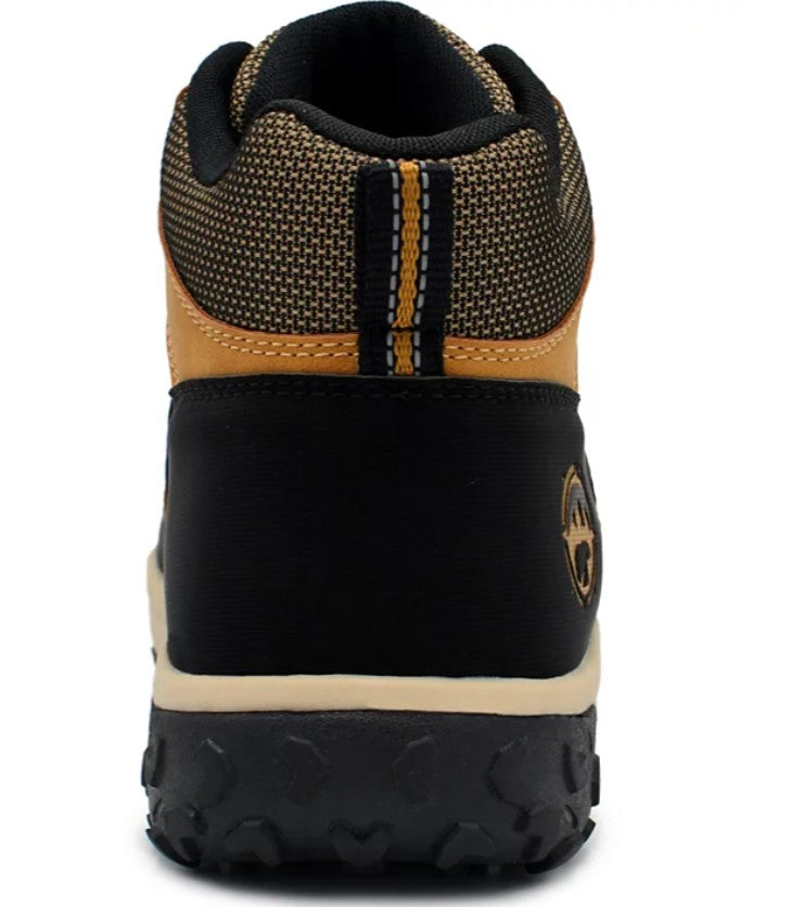 Polar Range Men's Cushioned Comfort Lace-up Closure Lundar Boot Olive-Wheat