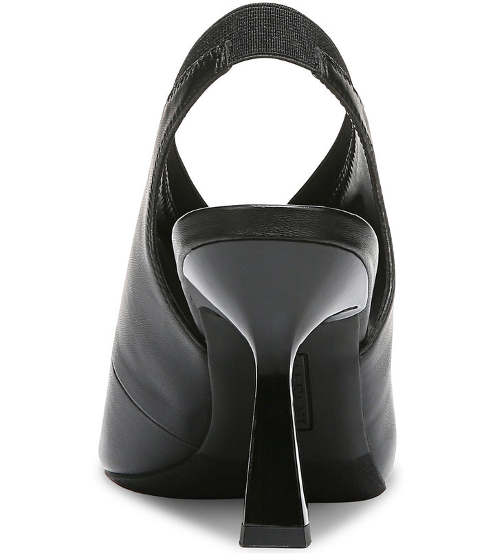 Alfani Women's Ceal Faux Leather Dessy Slingback Sandals Black Size 5.5M