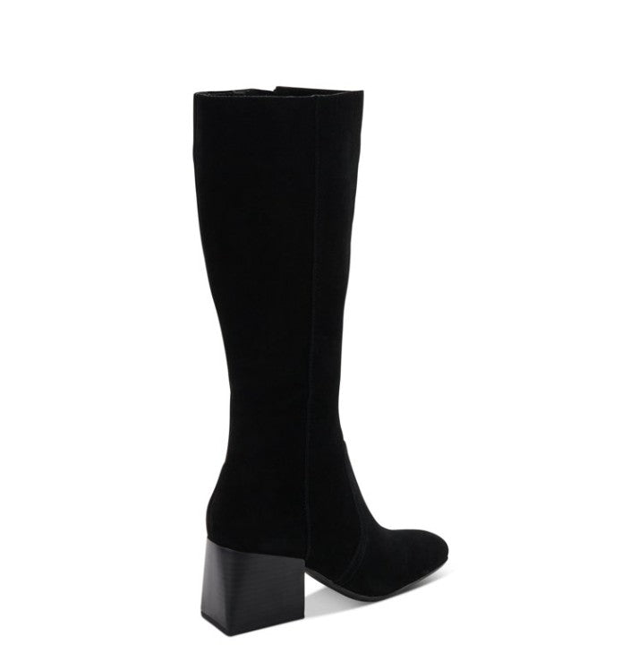 Aqua College Women's Square-Toe Tori Waterproof Booties Black Size 9