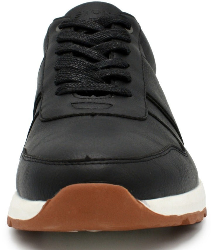 Aston Marc Men’s Hart Casual Court Sneaker Shoes Black Size 9.5